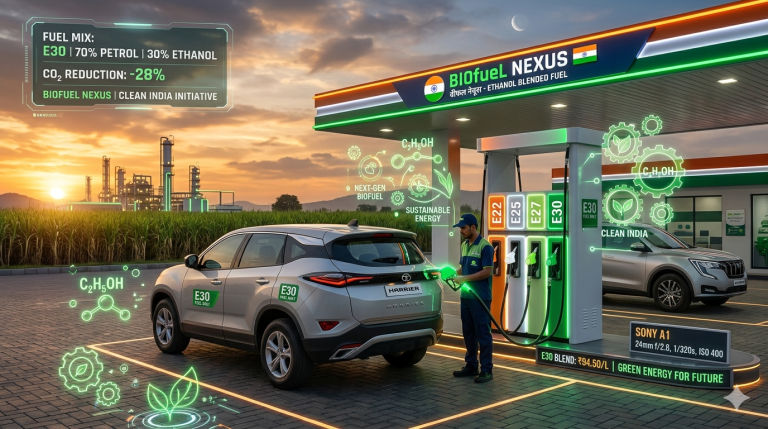पेट्रोलमध्ये आता ३०% Ethanol ! भारत सरकारने E22, E25, E27 आणि E30 Petrol Standards अधिकृत केले