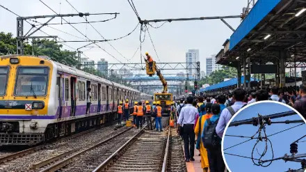 मुंबईच्या मध्य रेल्वेवर दुहेरी तांत्रिक बिघाड; लोकल ६० ते ९० मिनिटे उशिराने, प्रवाशांचे हाल !